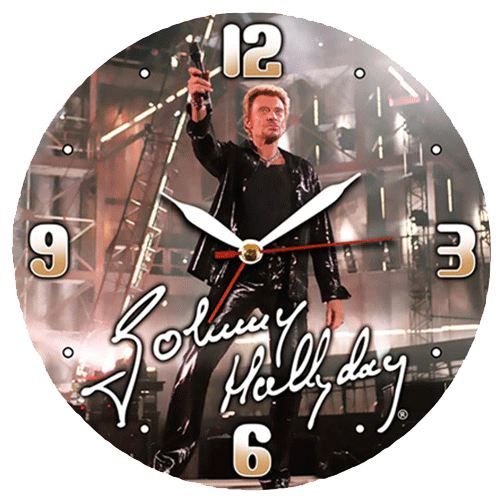 Horloge Johnny Hallyday N 3 Achat Vente Horloge Pendule Cdiscount