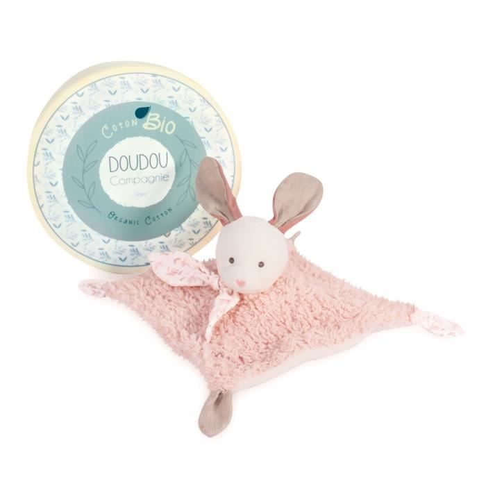 Fehn Doudou âne Star - Compagnon de jeu et doudou en coton issu de l'agriculture biologique contrôlée (kbA) avec slogan brodé individuellement - Pour