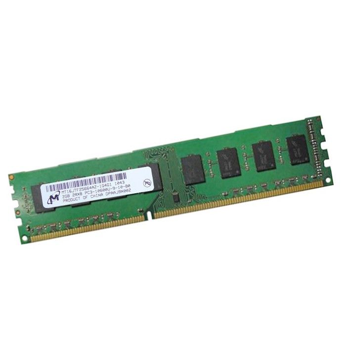 Micron Tech 2Go Ram PC Micron Mt16Jtf25664Az-1G4G1 240-Pin Ddr3 Pc3-10600U 1333Mhz 2Rx8 Cl9