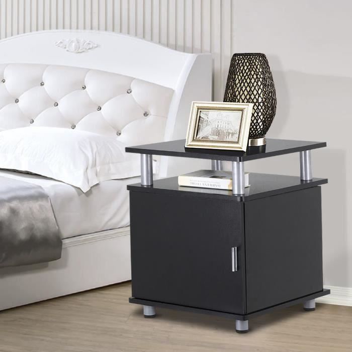 Yaheetech Table De Chevet Table De Nuit Meuble De Chambre A