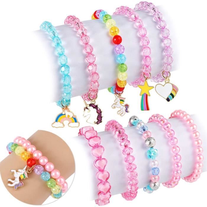 Bracelets pour enfants vamei 28PCS Bracelet Amitié Fille Bracelet