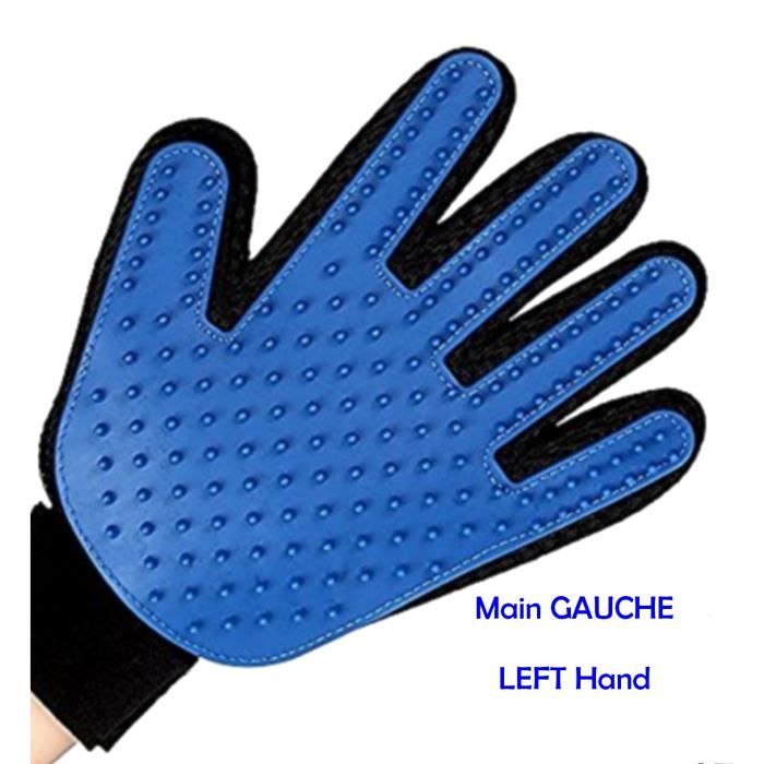 Gaucher Gant Gauche Pour Poils D Animaux Magic Animal Gant De Massage Chien Chat Fourrure Brosse De Bain Epilateur Poil Toilettage Cdiscount