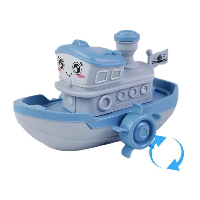 Lot De 2 Bateaux Jouets Flottants VANZACK - Plastique Résistant, Pour Piscine, Bain, Plage - Enfants Garçons Filles