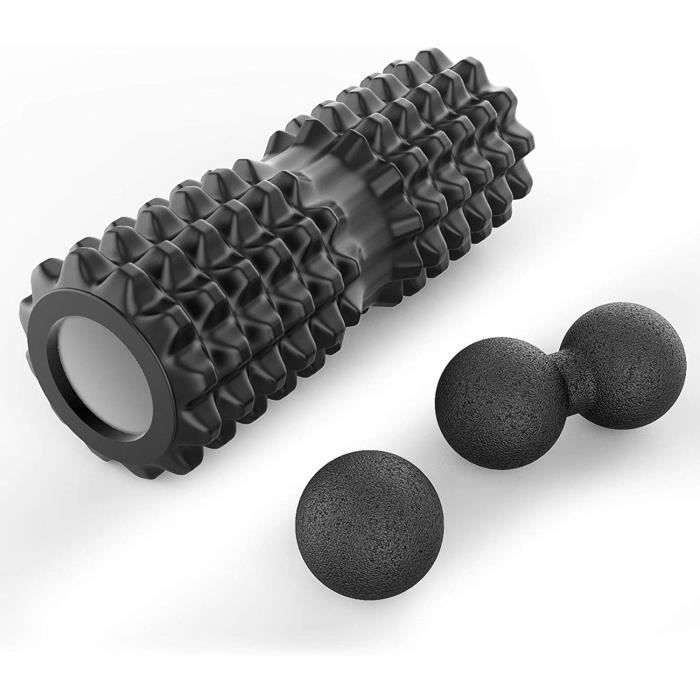 Rouleau De Massage Fascias 5-en-1 Haute Densité - 36x15 Cm - Pour Récupération Musculaire Et Mobilité - Jusqu'à 200kg - 10