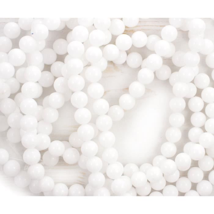 12pcs Blanc Teint En Marbre Pierre Naturelle Pierre Gemme Lisse Ronde Perles De Pierre De 8mm Blanc Achat Vente Pierre Vendue Seule Cdiscount