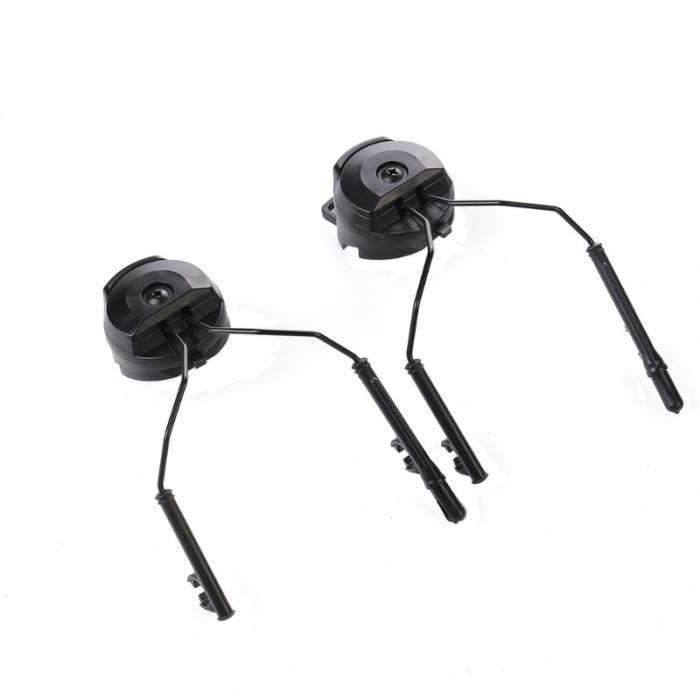 CHG Support d'adaptateur de rail de casque 2 pièces casque casque Rail