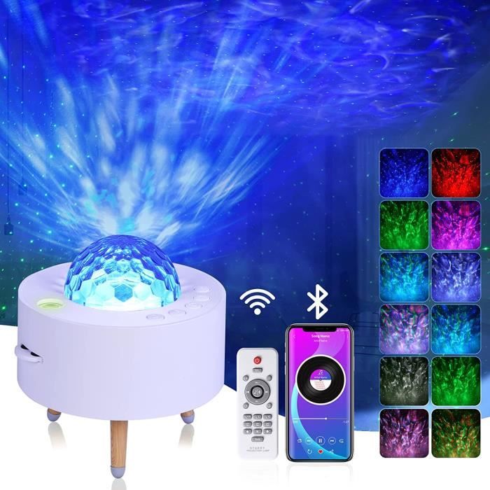 Projecteur Veilleuse Ciel étoilé PRUMYA Avec Télécommande – Blanc – Enfant
