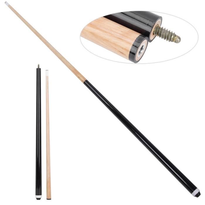 Queue De Billard Enfant – Longueur Réglable 92 Cm – En Bois – Pour S’entraîner à La Maison – Facile à Ranger