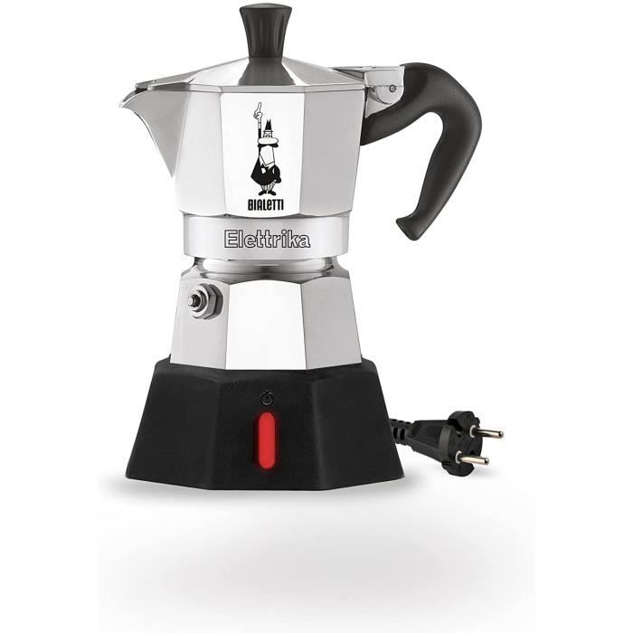 Bialetti Moka Elettrika - Cafetiere electrique 2 tasses, en aluminium