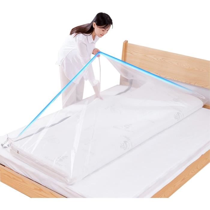 Sac Sous Vide Pour Matelas Sporgo – Dimensions 240x130 Cm – Pour Matelas Jusqu'à 200x100 Cm – Avec Sangles, Gain De Place 80% - 6