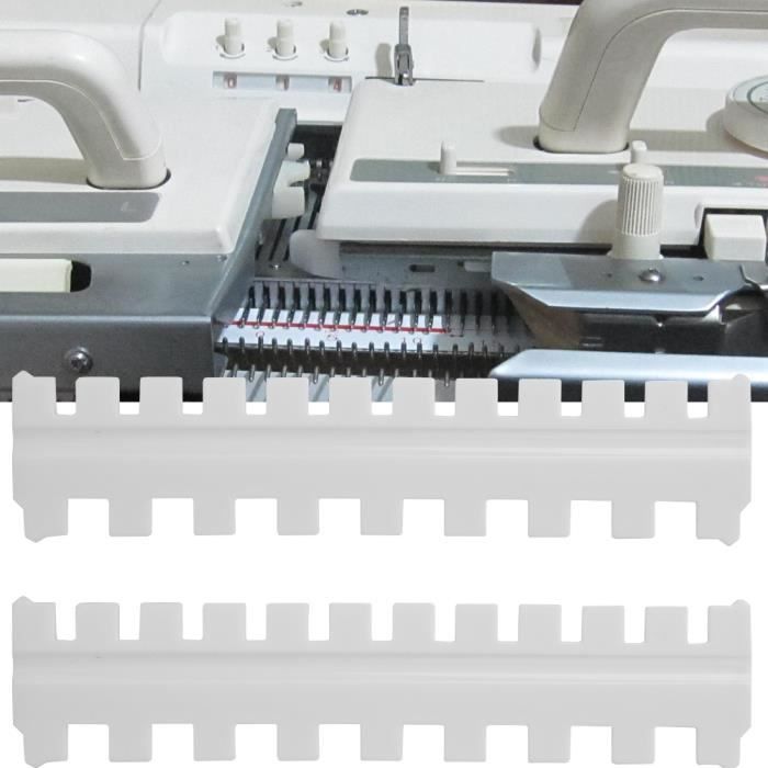 Règle De Poussée D’aiguilles Pour Machine à Tricoter Singer – Occasion – Métal Peint Jaune