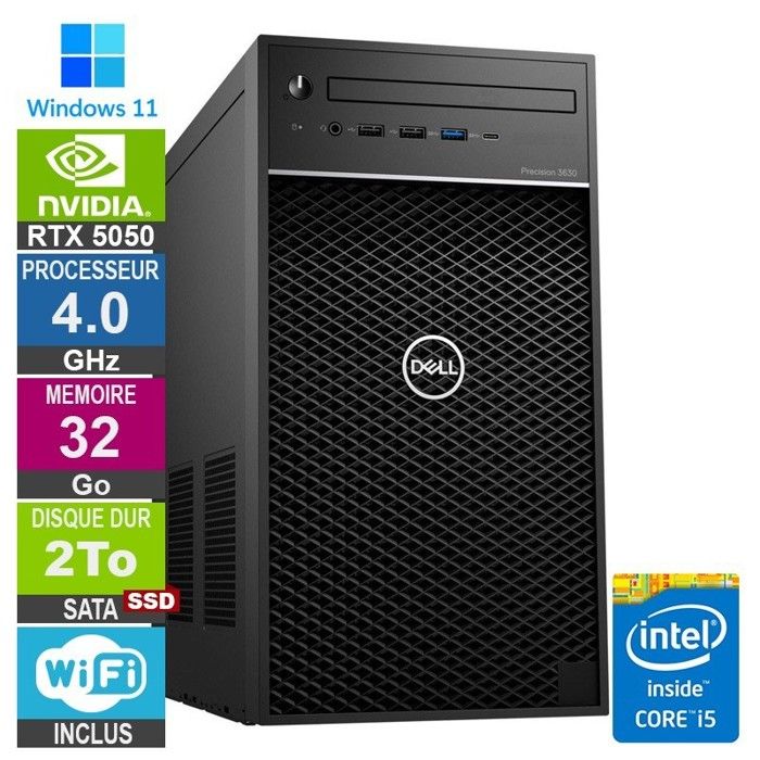 PC Gamer LPG 3630 i5 8400 4.00GHz SSDRTX 5050 Très bon état