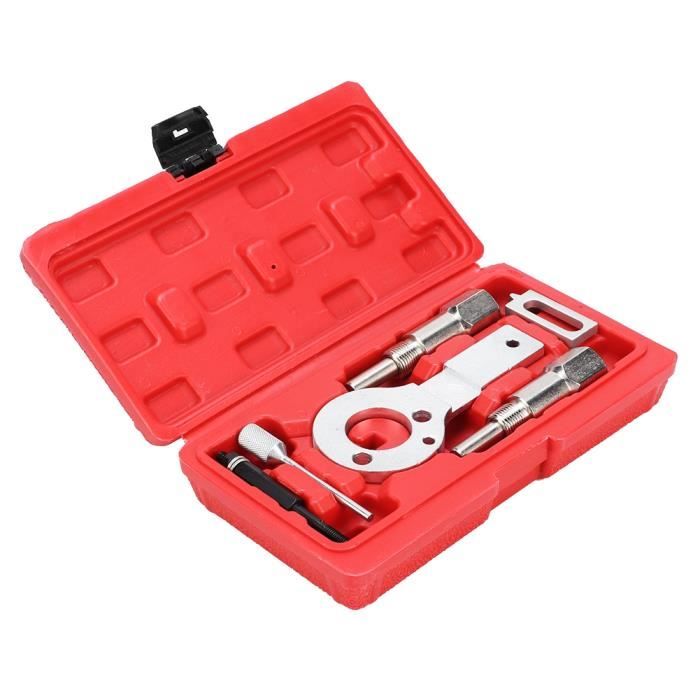 Kit Outils Calage Distribution Moteur - Blocage Vilebrequin Et Arbre à Cames - En Acier Carbone Pour Voiture - 7