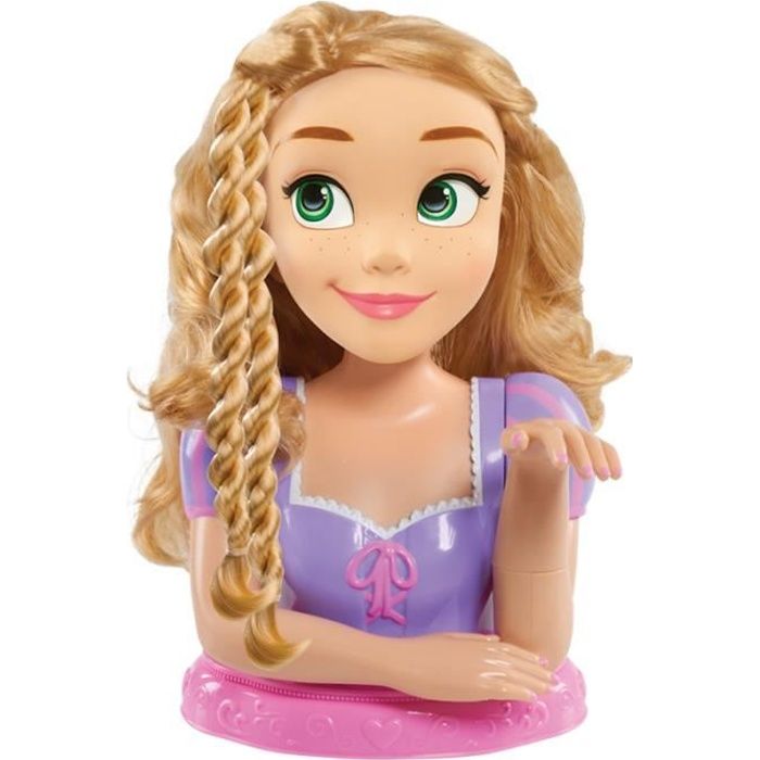 Tête à Coiffer Raiponce Deluxe - Disney Princesses Giochi : King Jouet,  Têtes à coiffer Giochi - Poupées Poupons