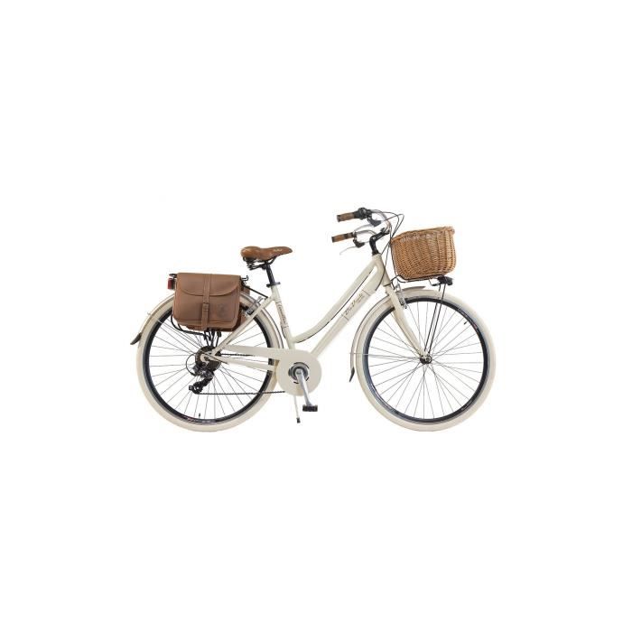 Vélo de Ville Retro Via Veneto by Canellini Aluminium Dame - Beige 50