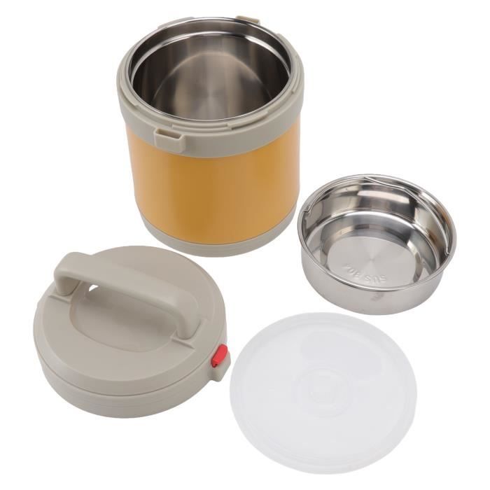 Récipient à Déjeuner Isolé, Récipient Alimentaire Isolé En Acier