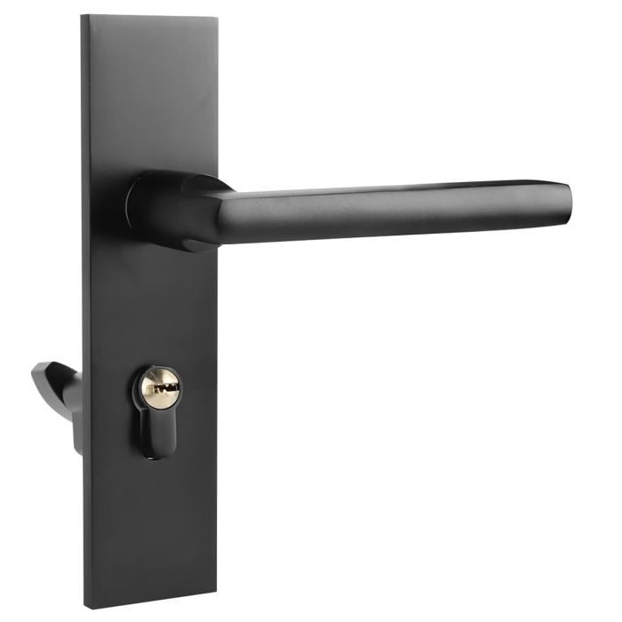 Duokon Poignées De Porte Intérieure Voiture Gauche & Droite - Plastique Noir/Argent Pour Renault Clio II 1998-2005 Et Clio I 1995-2002