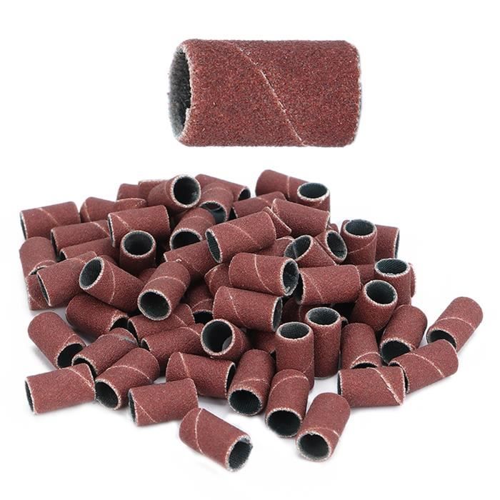 Lot De 150 Manchons Abrasifs MOLENCO Pour Dremel - 3 Tailles (1/2", 3/8", 1/4") - Grains 80 Et 120
