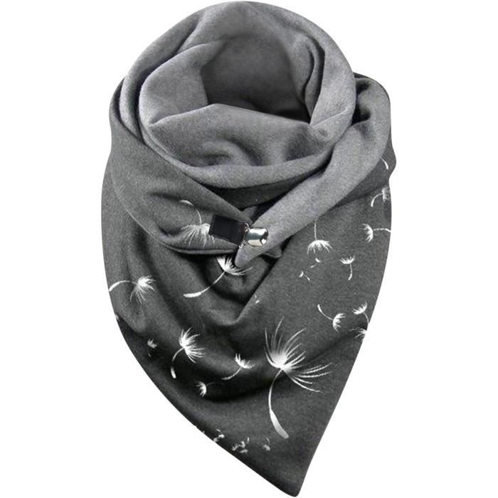 Écharpe D'hiver Femme Spirgear - Grosses Mailles, Douce Et Chaude, 200x65cm, Motif écossais Avec Pompons