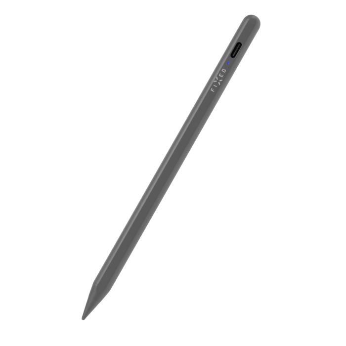 Stylet actif - FIXED - Graphite Uni - Aimants - Écrans tactiles capacitifs - Gris