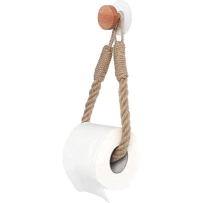 Porte Rouleau De Toilette En Métal Fait Main Par Un Forgeron – Design Unique – Noir