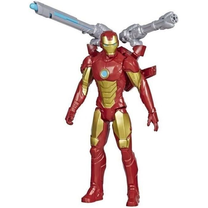 Figurine Iron Man de 30 cm - AVENGERS - Titan Hero Blast Gear - Cdiscount  Jeux - Jouets