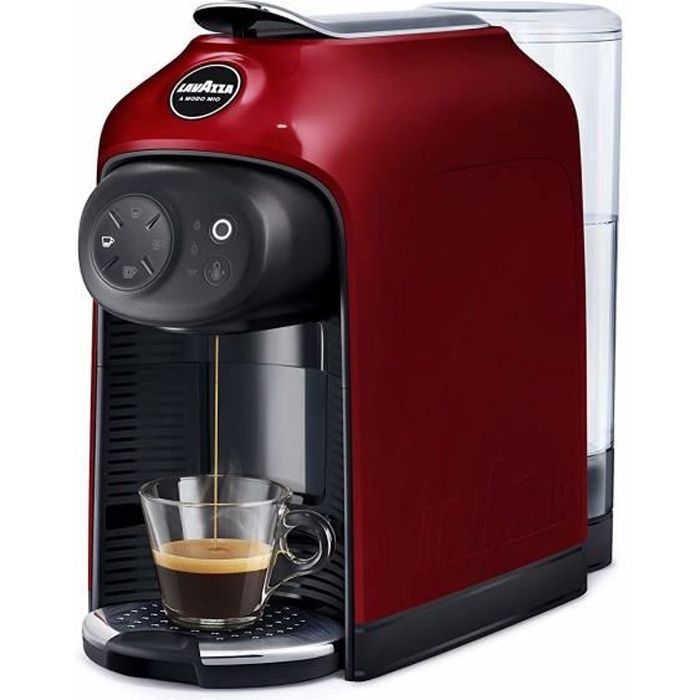 Lavazza Idola, Autonome, Cafetière à dosette, 1,1 L, Capsule de café, 1500 W, Rouge