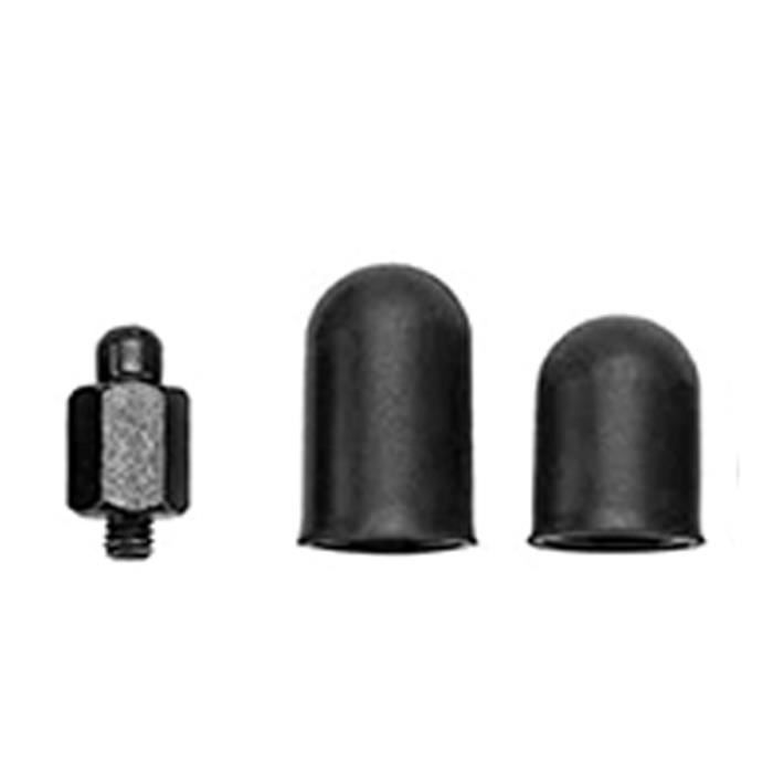 Lot De 3 Anneaux Et Capuchons Pour Parasol De Table - Compatible Trou 5,1 Cm - Noir