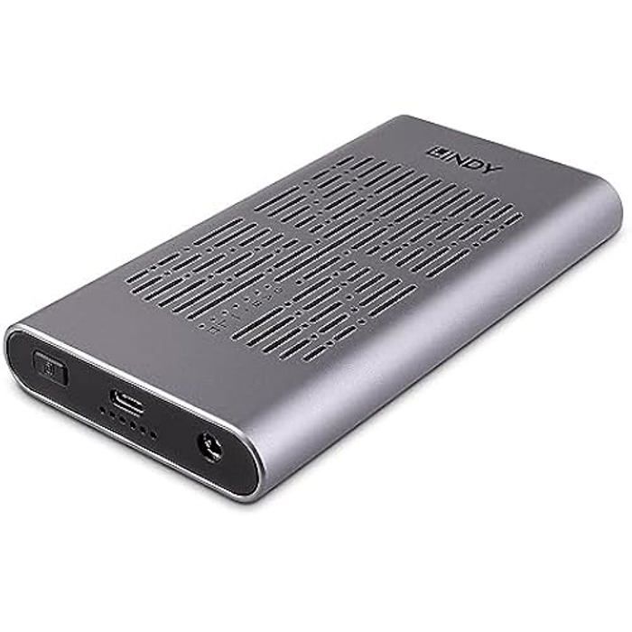 Lindy Boitier externe fonction de clonage .2 .2 NVMe Card / PCIe NVMe USB 3.2 Gen 2x2 - vue 5