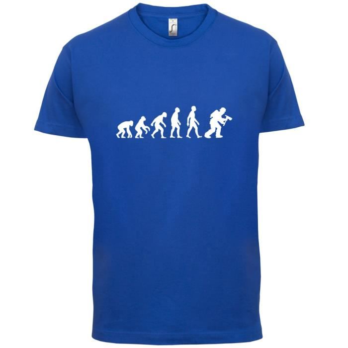 Tee shirt evolution de l'homme hotsell