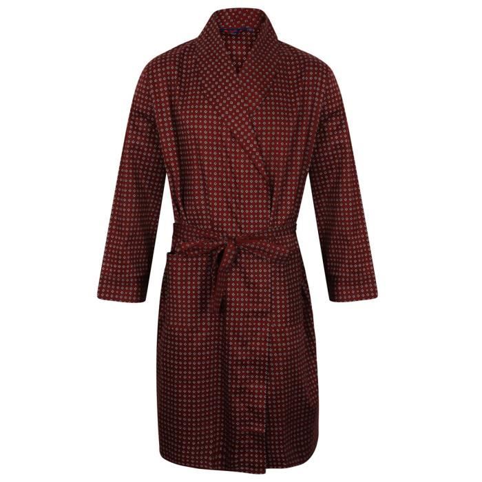 Robe De Chambre Legere 100 Coton Bordeaux Homme Rouge Achat