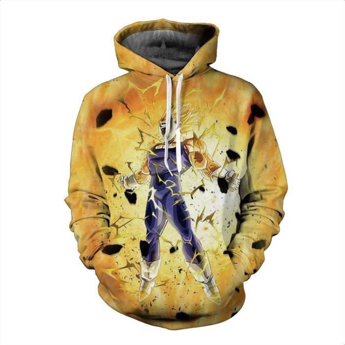 Dragon Ball Sweats A Capuche Homme Impression 3d Dessins De