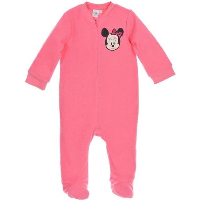 Pyjama Bebe Combinaison Disney Minnie Rose Cdiscount Pret A Porter