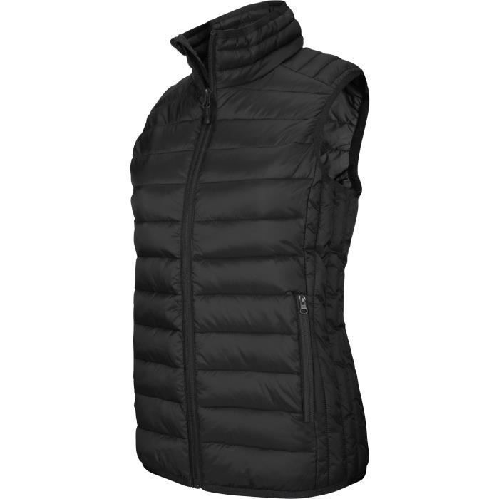 Doudoune femme sans manche KARIBAN Légère - Noir - Imperméable - Chaude et ultralégère Doudoune femme sans manche KARIBAN Légère - Noir - Imperméable - Chaude et ultralégère