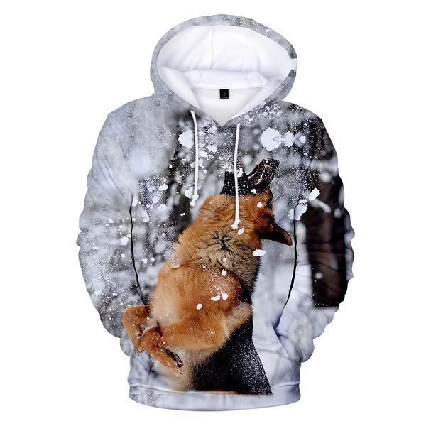 Sweat à Capuche Berger Allemand - T-shirt Mignon Pour Amoureux Des Chiens, Cadeau Pour Papa/maman De Berger Allemand