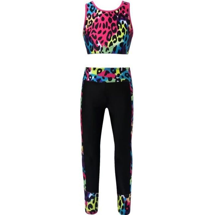 Vêtement Sport élastique Enfant Ensemble Avec Débardeur Dri-FIT Hazy Rays Pour Enfant. FR Tenue Gym Fille Decathlon