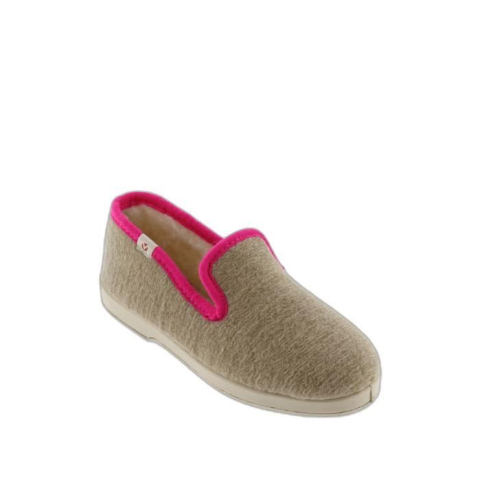 Chaussons fluo femme Victoria Wamba - taupe - 38