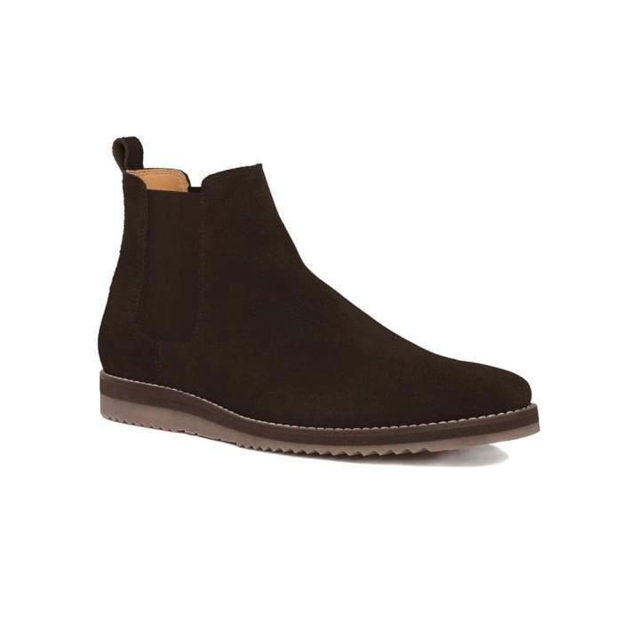 Bottines En Cuir Marron J.Crew - Taille 6.5 Femme - Neuf Sans Emballage