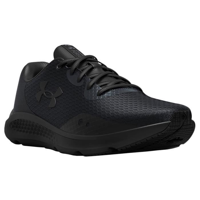 Baskets PURSUIT UNDER ARMOUR Homme Noir Respirant, Léger, Col