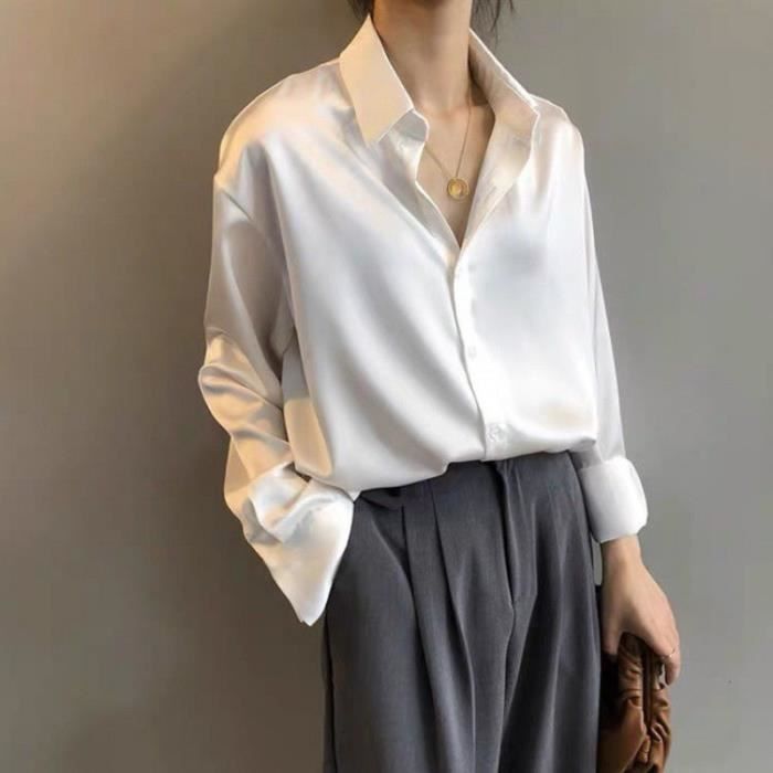 Chemise femme en soie on sale