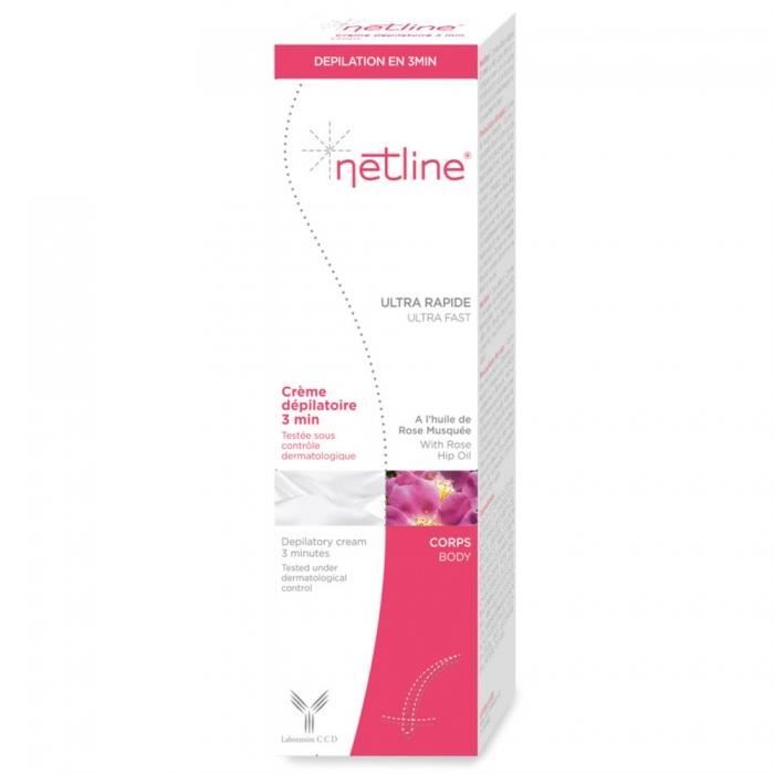 Netline Crème Dépilatoire 3min Sans Applicateur 150ml
