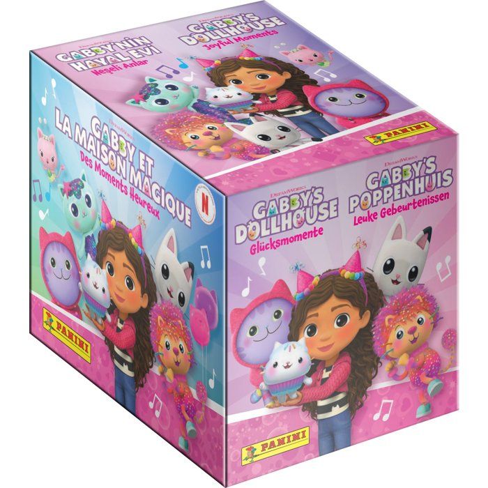 Boîte De Stickers Panini Gabby's Dollhouse – 36 Pochettes, 180 Stickers