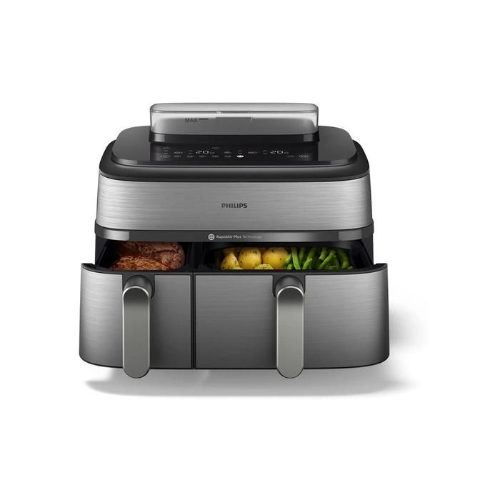 Friteuse sans huile Philips Airfryer NA555/00 Série 5000 double panier