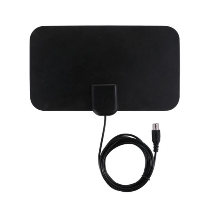 Antenne TV Intérieure Numérique TY28D - Amplificateur Signal, Adhésif Autocollant, Facile à Installer