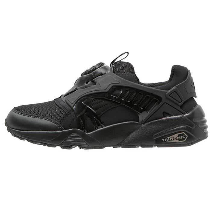 Puma trinomic noir daim hot sale