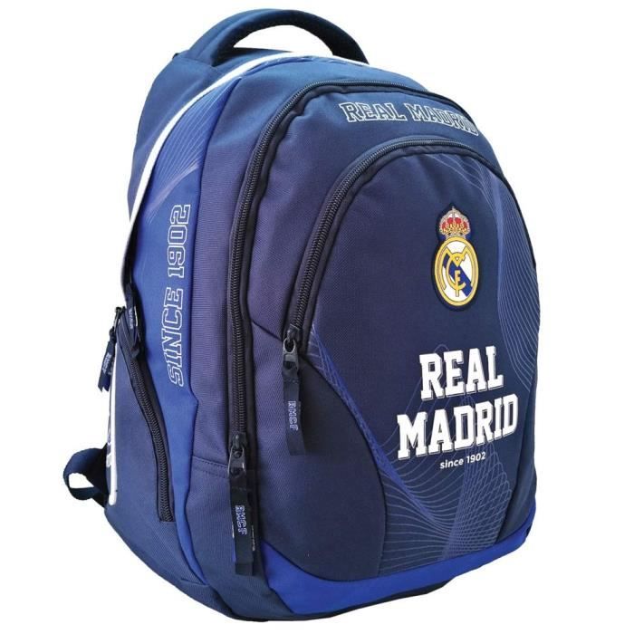 Sac a dos Real Madrid Basic 45 CM Haut de Gamme 2 Cpt Cdiscount