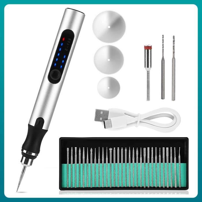 Ensemble de stylos graver lectriques Mini broyeur perceuse graver sans ...
