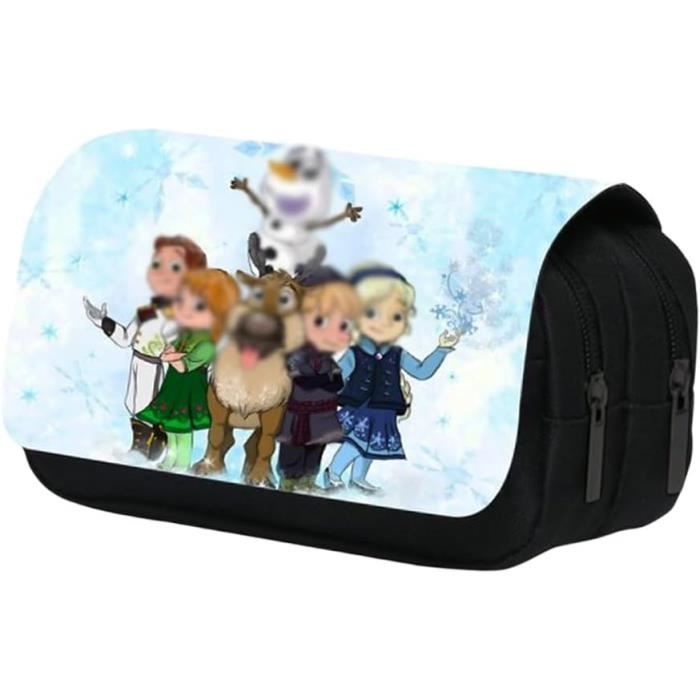 Trousse Scolaire 2-en-1 Silicone Kawaii - Pochette Stylos Marqueurs
