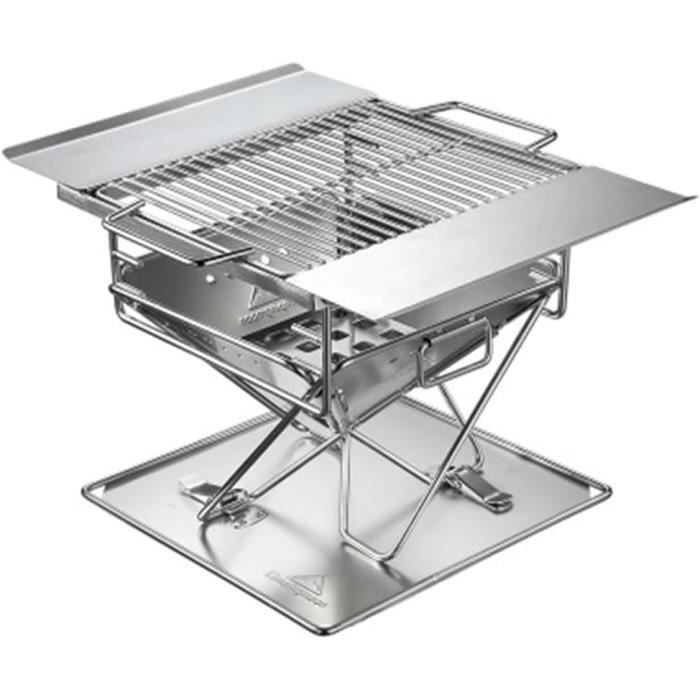 Rôtissoire De Camping Onlyfire - Hauteur Réglable 155 Cm, Supporte 10 Kg - Pour Feu De Camp, Barbecue Extérieur