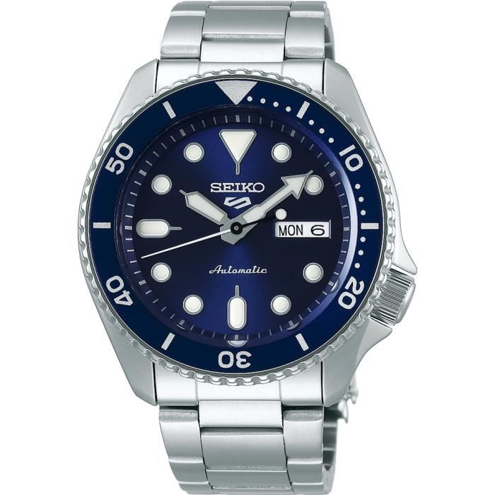 Montre - SEIKO - 5 Sports Automatique - SRPD51K1 - Etanche 10 ATM - Bracelet acier noir